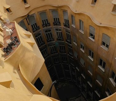 Patio de la Casa Mila