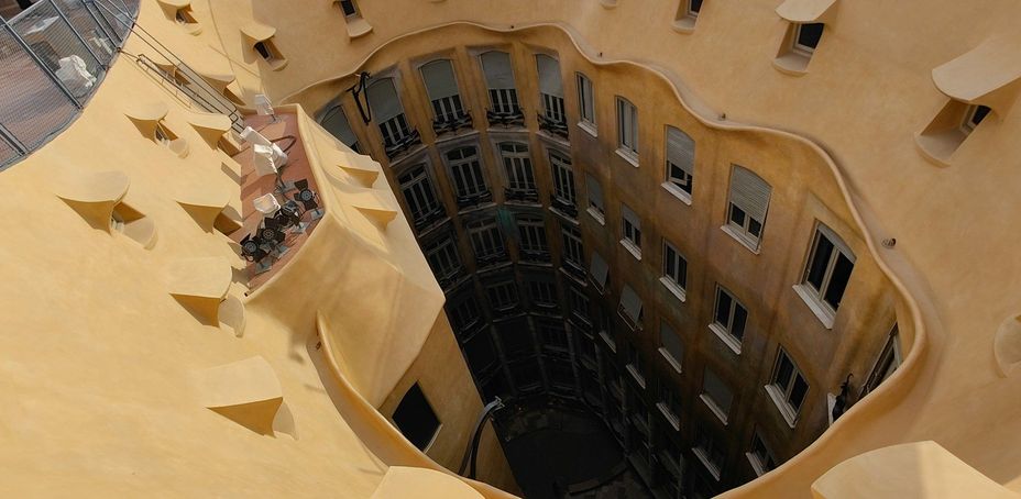 Patio de la Casa Mila