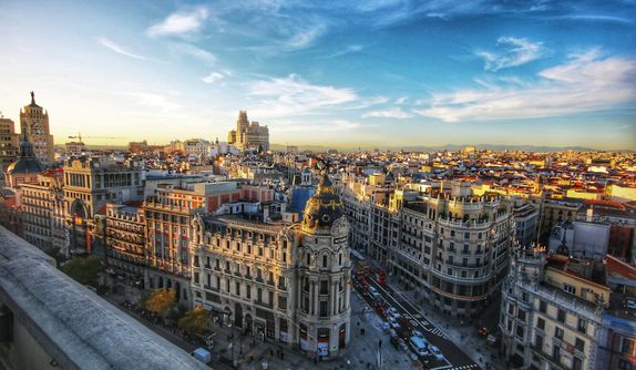 Vue sur la ville de Madrid