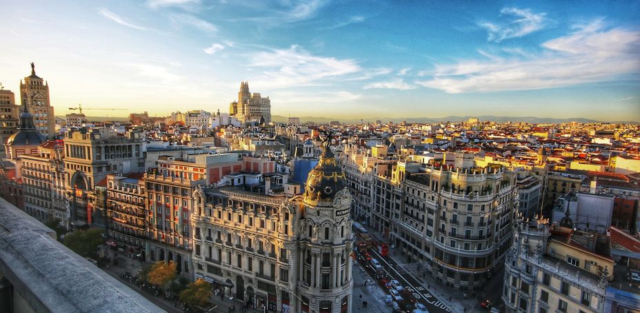 Vue sur la ville de Madrid