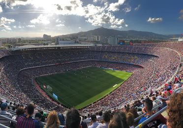 Match de football au Camp Nou