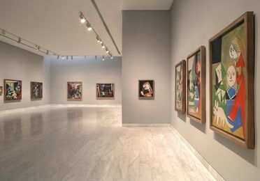 Exposition dans la galerie du Musée Picasso