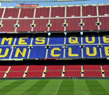 Visite du stade de Barcelone